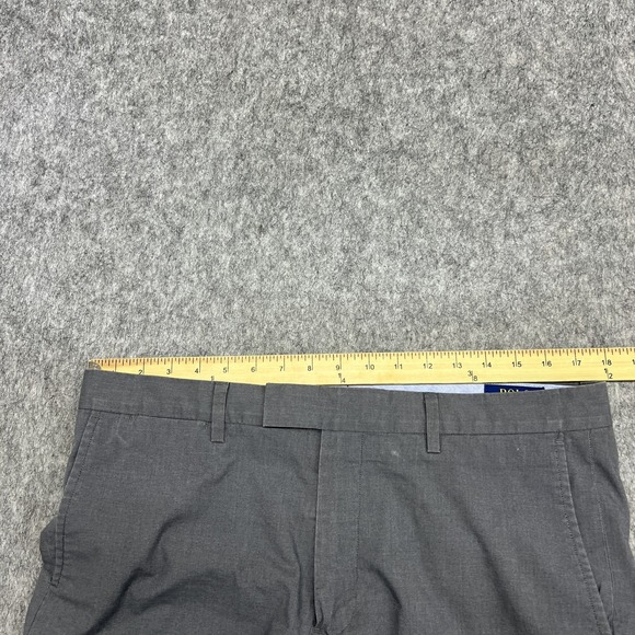Polo Ralph Lauren Pants Mens 34x32 Gray Straight Fit Stretch Chino Casual Office - Picture 13 of 16